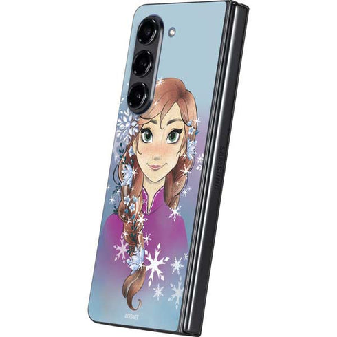 Disney Frozen Anna Portrait Galaxy Z Fold5 5G Skin